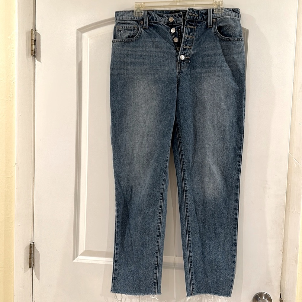 Lucky Brand High Rise Mom Ankle Jeans Drew Size 8/29